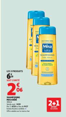 Shampooing Mixa Bébé