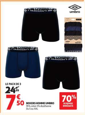 Boxers Homme Umbro