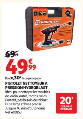 PISTOLET NETTOYEUR À PRESSION 'HYDROBLAST'