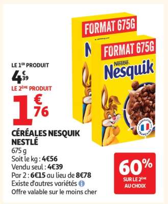 Céréales Nesquik Nestle