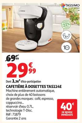 Cafetière À Dosettes Tas114E