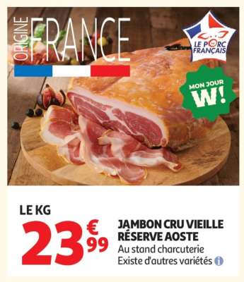 Jambon Cru Vieille Réserve Aoste