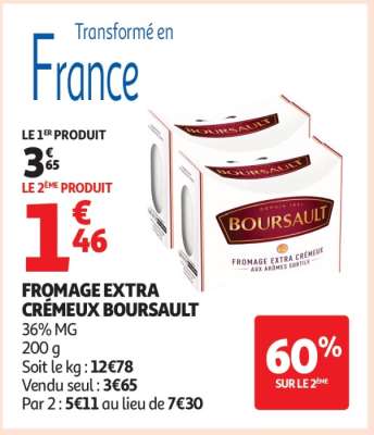 FROMAGE EXTRA CRÉMEUX BOURSAULT