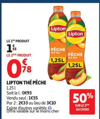 LIPTON THÉ PÊCHE
