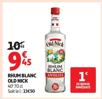 Rhum Blanc Old Nick
