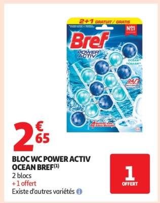 Bloc Wc Power Activ Ocean Bref
