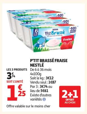 P'TIT BRASSÉ FRAISE NESTLÉ