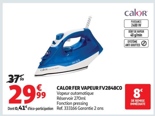 CALOR FER VAPEUR FV2848C0