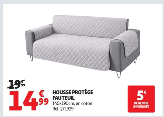 HOUSSE PROTÈGE FAUTEUIL