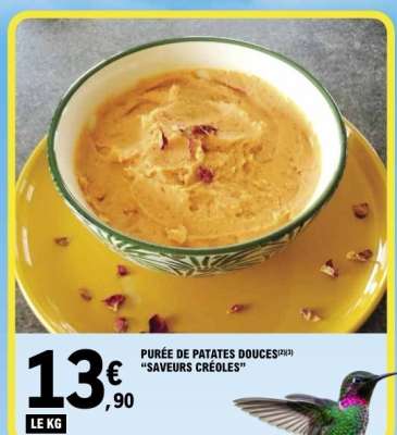 Purée de patates douces