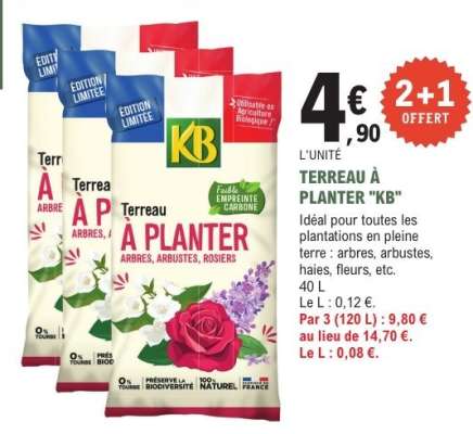 TERREAU À PLANTER “KB”