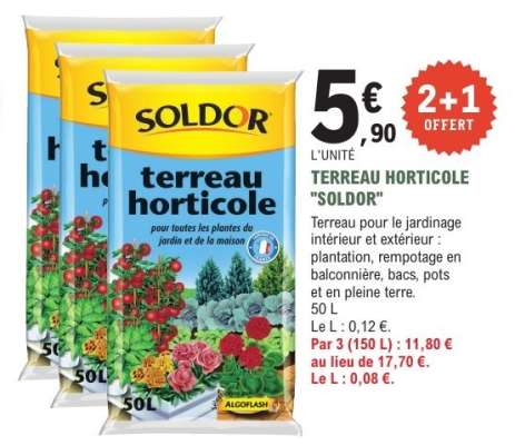 TERREAU HORTICOLE "SOLDOR"