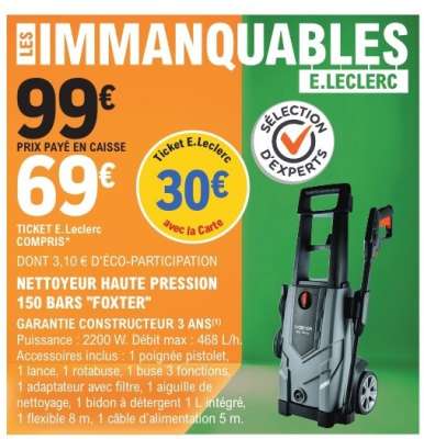 Nettoyeur Haute Pression 150 Bars 'Foxter'