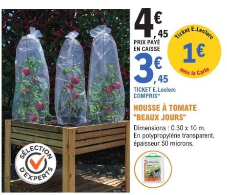 HOUSSE À TOMATE "BEAUX JOURS"