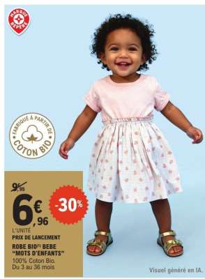 Robe Bio Bébé "Mots d'Enfants"