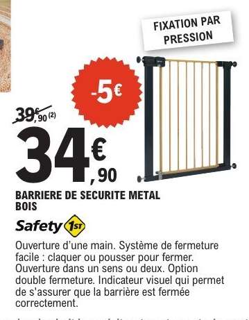 BARRIERE DE SECURITE METAL BOIS
