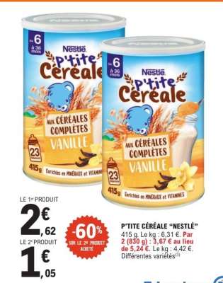 P'TITE CÉRÉALE "NESTLÉ"