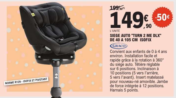 SIEGE AUTO 'TURN 2 ME DLX'