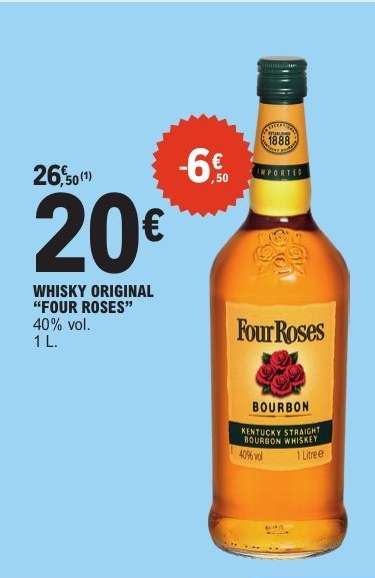 WHISKY ORIGINAL "FOUR ROSES"
