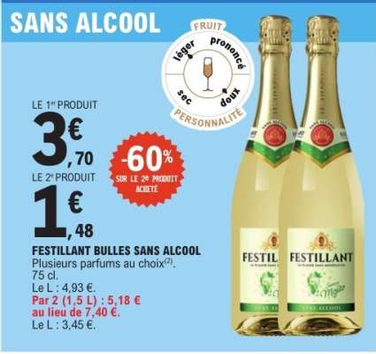 FESTILLANT BULLES SANS ALCOOL