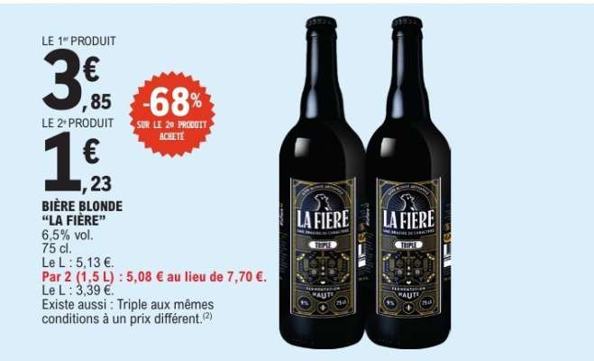 BIÈRE BLONDE LA FIÈRE
