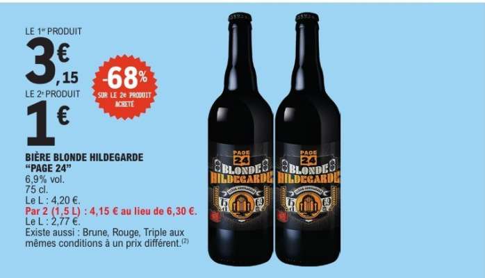 BIÈRE BLONDE HILDEGARDE “PAGE 24”