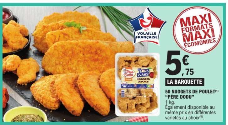 50 Nuggets de Poulet 'Père Dodu'