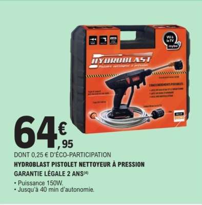 HYDROBLAST PISTOLET NETTOYEUR À PRESSION