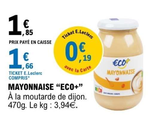 MAYONNAISE “ECO+”