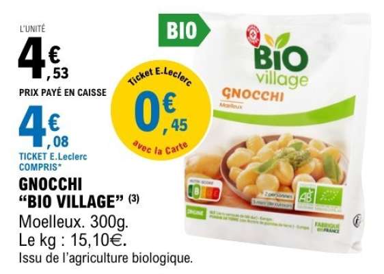 GNOCCHI “BIO VILLAGE”