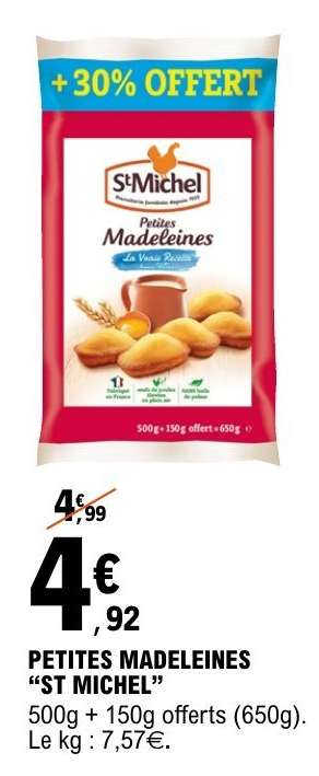 PETITES MADELEINES "ST MICHEL"