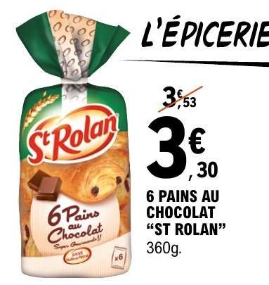 6 Pains au Chocolat 'St Rolan'