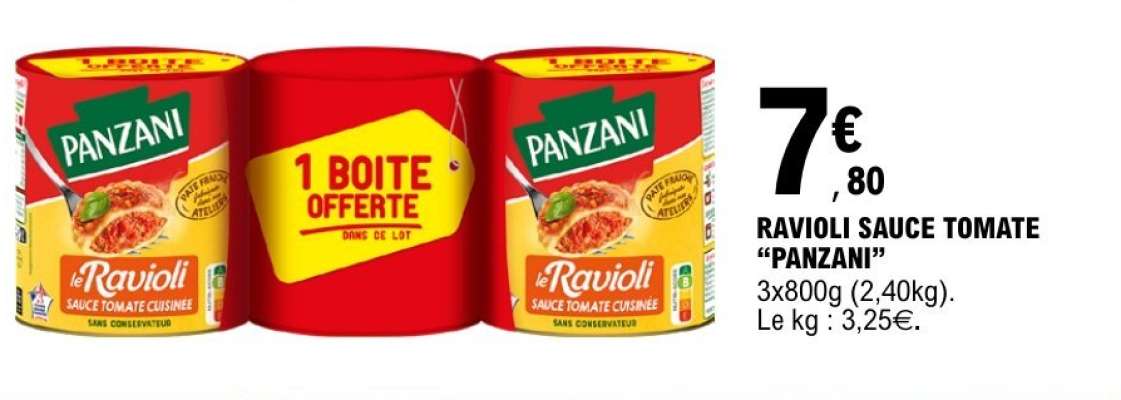 Ravioli Sauce Tomate Panzani