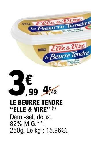 Le Beurre Tendre Elle & Vire