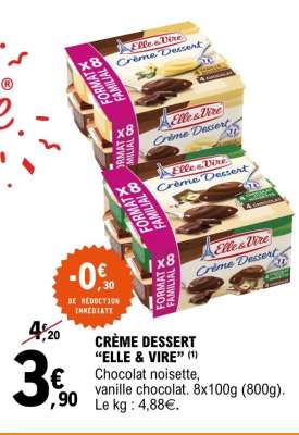 CRÈME DESSERT “ELLE & VIRE”