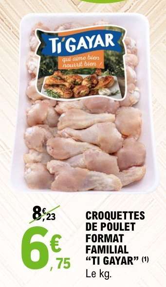 Croquettes de Poulet Format Familial 'Ti Gayar'