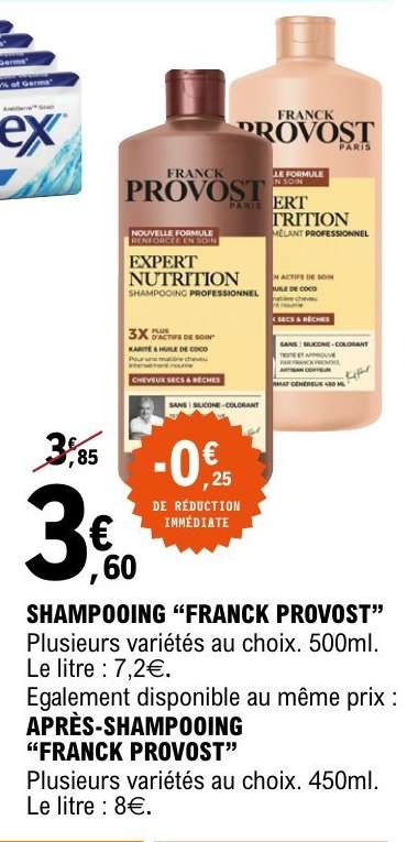 Shampooing Franck Provost