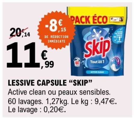 LESSIVE CAPSULE "SKIP"