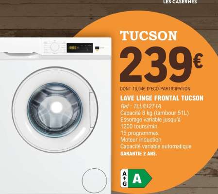 LAVE LINGE FRONTAL TUCSON