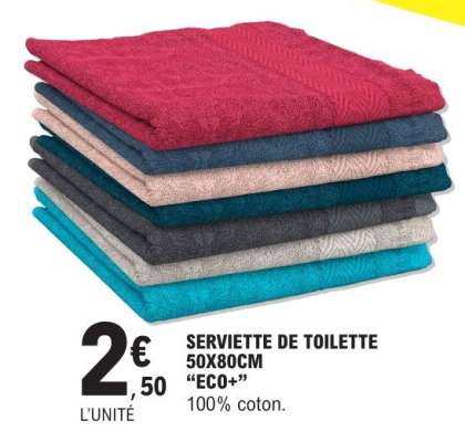 Serviette de toilette