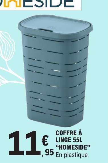 COFFRE À LINGE 55L "HOMESIDE"