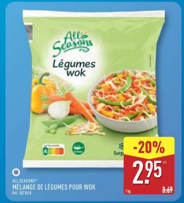 ALL SEASONS® MÉLANGE DE LÉGUMES POUR WOK