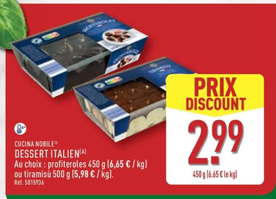 CUCINA NOBILE DESSERT ITALIEN