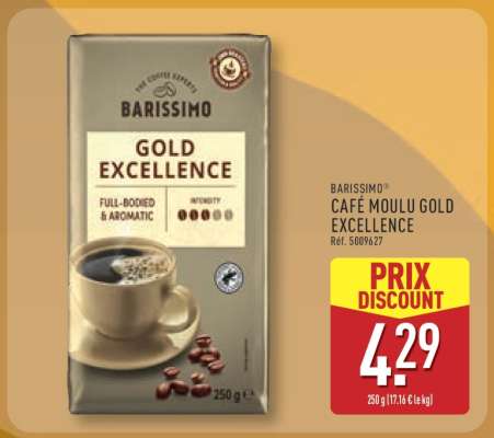 BARISSIMO CAFÉ MOULU GOLD EXCELLENCE