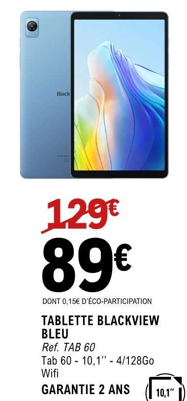 TABLETTE BLACKVIEW BLEU