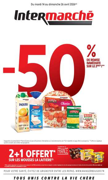 Catalogue Intermarché Super - 14/04/2026 - 26/04/2026.