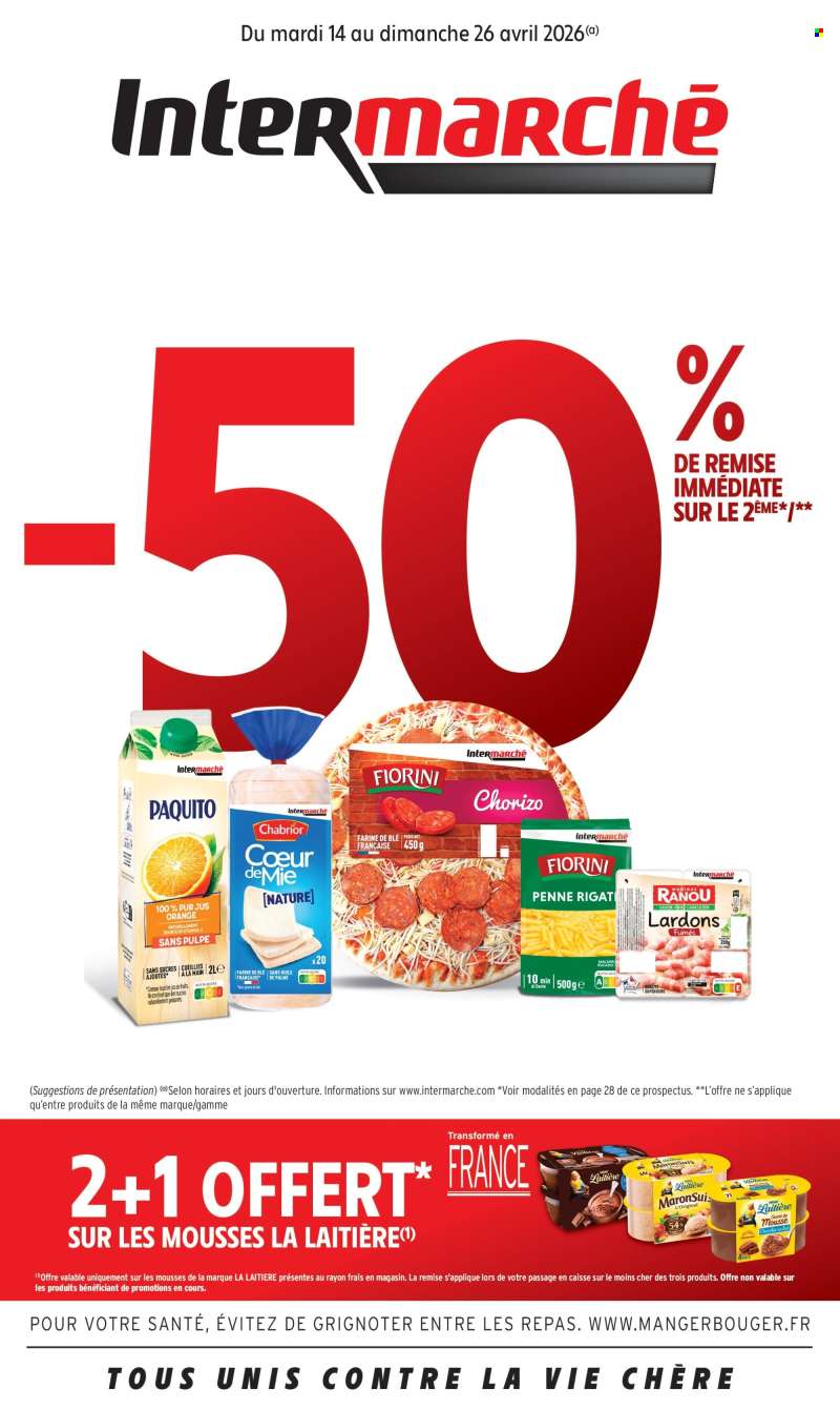 Catalogue Intermarché Super - 14/04/2026 - 26/04/2026.
