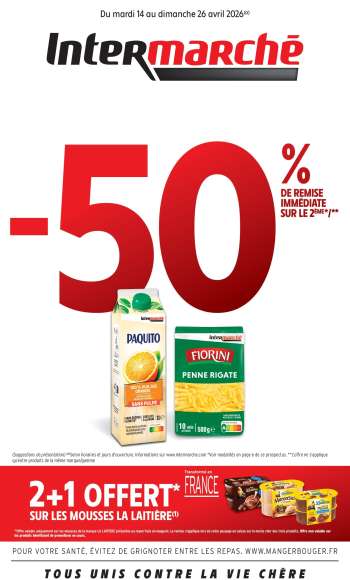 Catalogue Intermarché Express - 14/04/2026 - 26/04/2026.