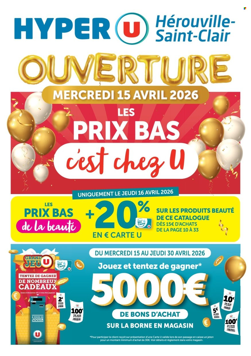 Catalogue HYPER U - 15/04/2026 - 30/04/2026. Page 1