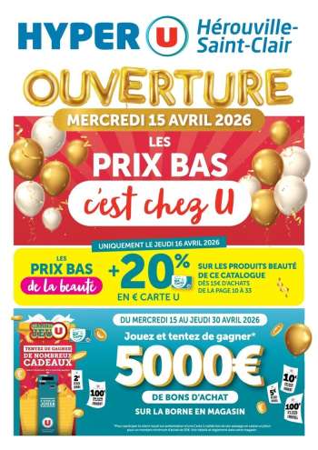 Catalogue HYPER U - 15/04/2026 - 30/04/2026.